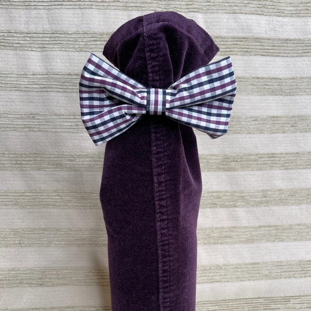Handcrafted Wine or Liquor Bottle Gift Bag Made From Velvet and Tie
